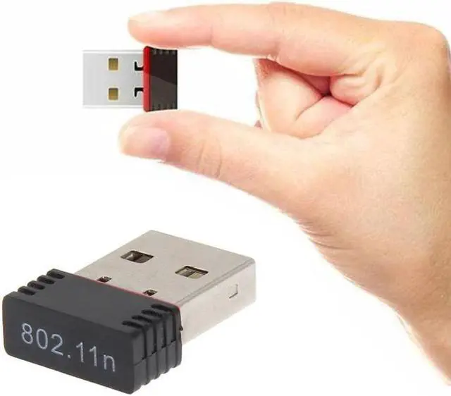 Alt view image 4 of 6 - Mini USB Wifi Wireless Adapter N - 150Mbps 802.11n Wireless Internet Dongle Supports Windows Mac OS Linux