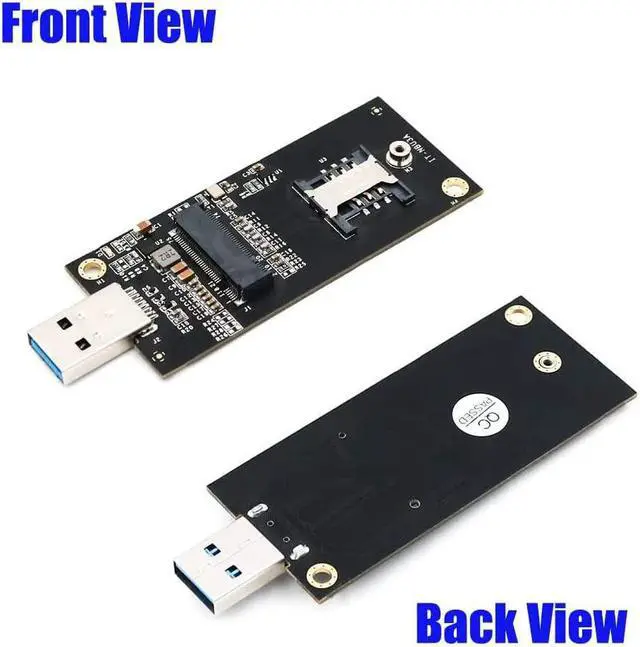 Alt view image 4 of 6 - NGFF(M.2) Key B to USB 3.0 Adapter with SIM 6Pin Slot for WWAN/LTE Module