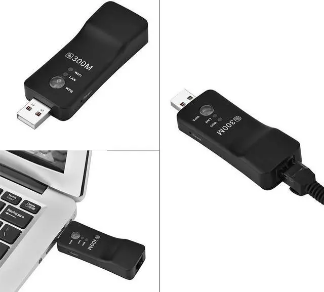 Alt view image 5 of 7 - USB WiFi Repeater,Wired and Wireless Signal Amplifier AP WiFi Smart TV Network Adapter Multi-Functional AP Signal Booster, USB Powered High Power WiFi Hotspot Extender