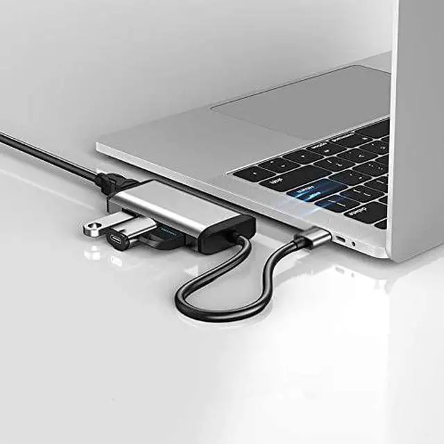 Alt view image 4 of 5 - Adapter USB 3.0 2.0 to RJ45 Gigabit Ethernet with USB Charger Port for Network Hard Disk Ethernet HUB