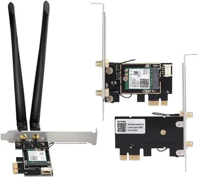 Alt view image 4 of 7 - Antenna Wireless WiFi Network Adapter Card for Inel AX200