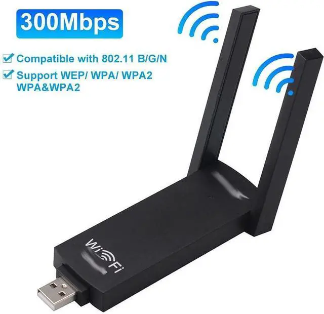 Alt view image 2 of 7 - Router's Repeater 300Mbps Signal Amplifier Antenna BoosterWiFi Range Extender