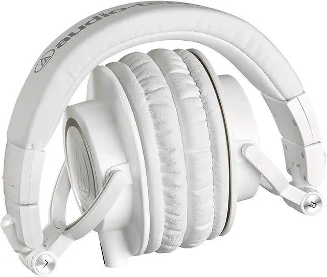 Alt view image 3 of 6 - ATH-M50xWH Professional Studio Monitor Headphones, White