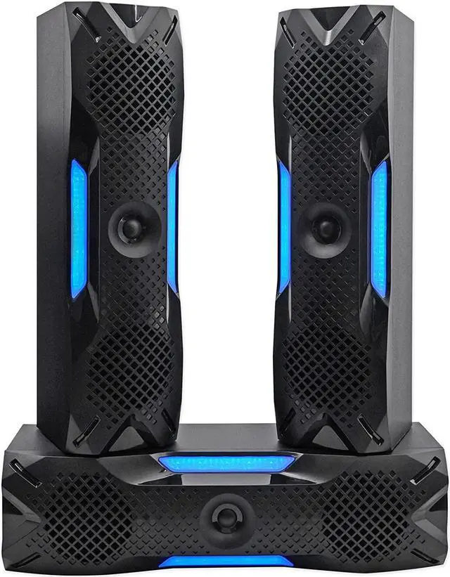 Alt view image 3 of 7 - Rockville HTS56 1000w 5.1 Channel Home Theater System/Bluetooth/USB+8" Subwoofer