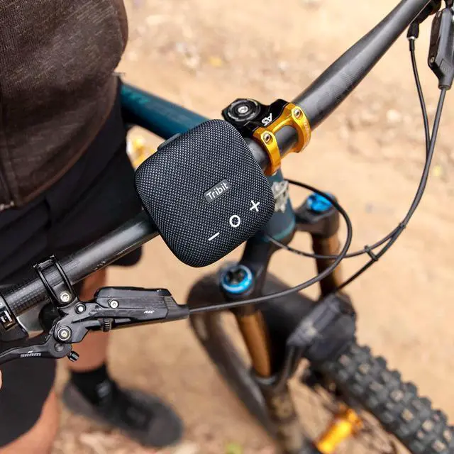 Alt view image 2 of 7 - Tribit Stormbox Micro 2 Wireless Portable Speaker: 10W Loud Deep Bass Sound, IP67 Waterproof Bike Speaker with Bluetooth 5.3, 12Hrs Playtime Long Battery Powerbank for Camping Travel Hiking