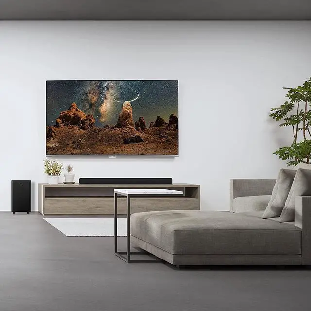 Alt view image 4 of 6 - TCL Alto 8 Plus 3.1.2 Channel Dolby Atmos Smart Sound Bar with Wireless Subwoofer, WiFi, Works w/ Alexa, Google Assistant & Apple Airplay 2, Bluetooth  TS8132, 39-inch, Black