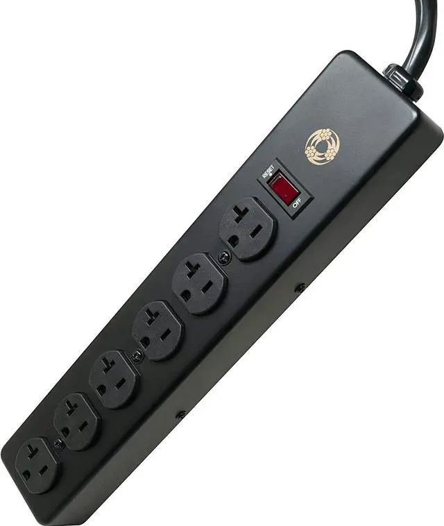 Main image of Southwire 5120 20 Amp Rated, 6 Outlet all Metal Power Strip with NEMA 5-20 P&R, 6 Foot 12/3 Cord