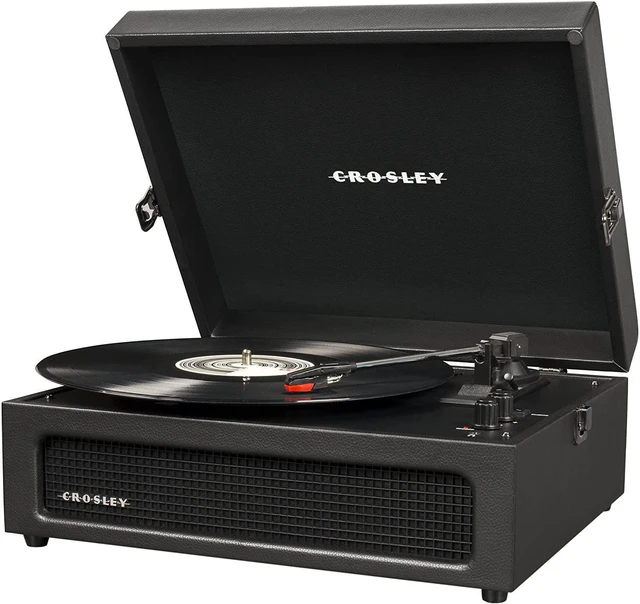 Alt view image 6 of 7 - CR8017B-BK Voyager Record Player, Black