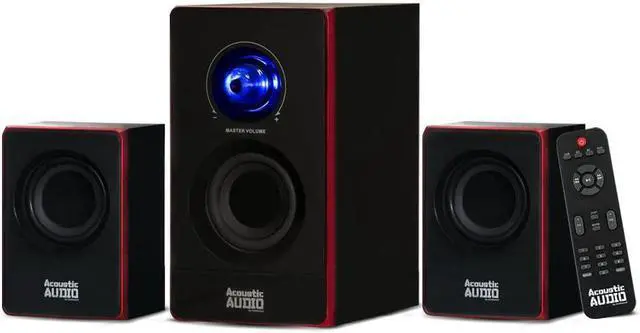 Main image of Audio by Goldwood 2.1 Bluetooth Speaker System 2.1-Channel Home Theater Speaker System, Black (AA2103)