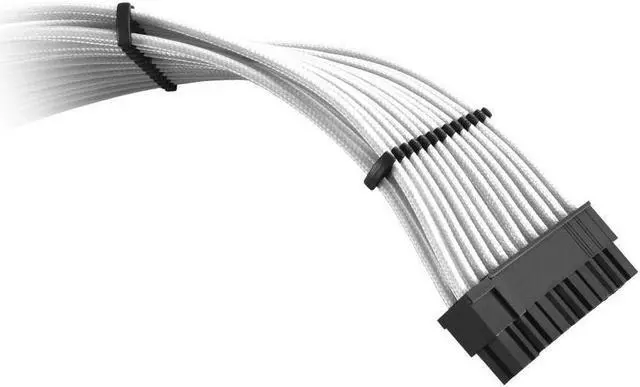 Alt view image 2 of 3 - CableMod E-Series Classic ModFlex Sleeved Cable Kit for EVGA G5 / G3 / G2 / P2 / T2 (White)