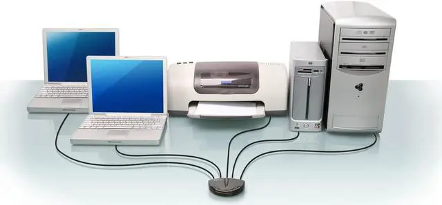 Alt view image 3 of 3 - 4-Port USB 2.0 Automatic Printer Switch, GUB431