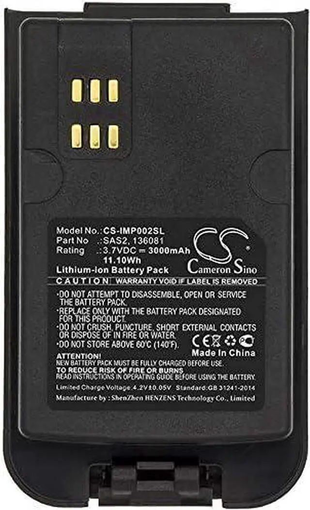 Alt view image 3 of 3 - Flujoy Replacement Battery for Inmarsat IsatReplacement 2 SAS2 VKB 56426 702 098 136081