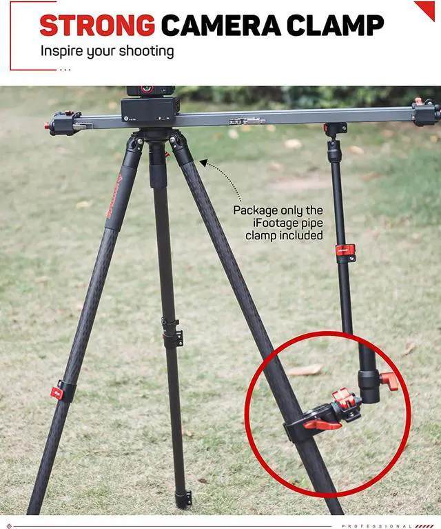 Alt view image 5 of 7 - PC-01 Camera Clamp Mount Super Clamp with 1/4" & 3/8"