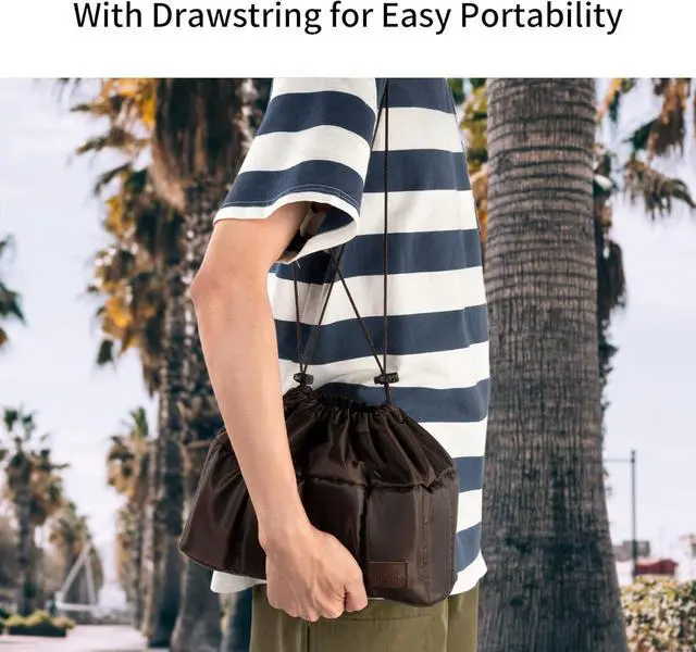 Alt view image 5 of 7 - High-Capacity Shockproof DSLR SLR Camera Padded Bag Case