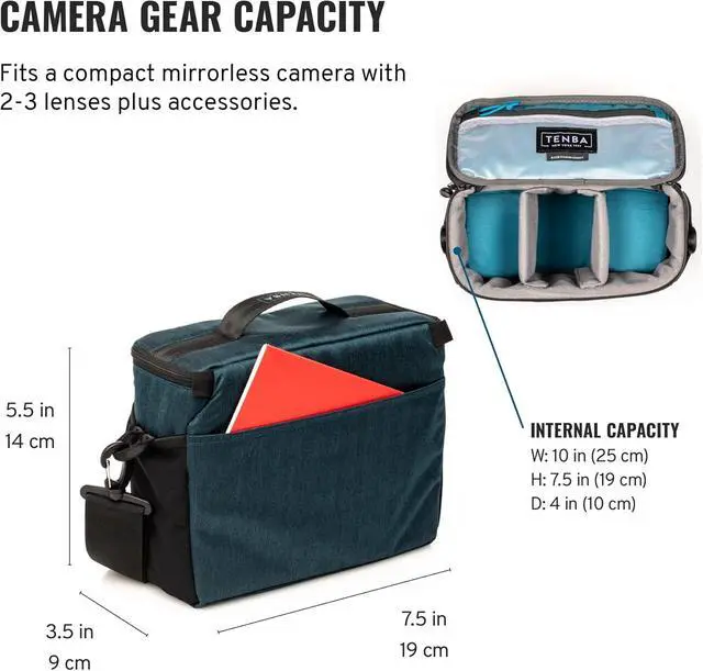 Alt view image 2 of 6 - BYOB Family Camera Case - Black Neoprene Camera Bag - Water Resistant - Protecting and Carrying Cameras