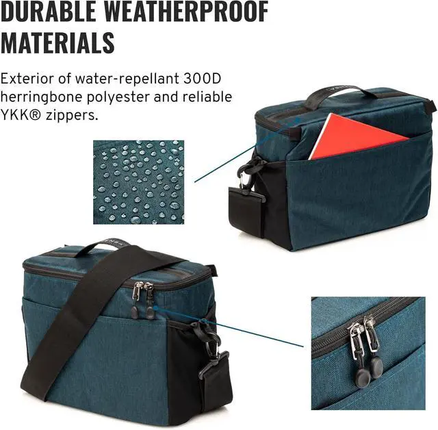 Alt view image 5 of 6 - BYOB Family Camera Case - Black Neoprene Camera Bag - Water Resistant - Protecting and Carrying Cameras