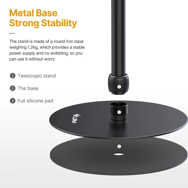 Alt view image 7 of 7 - LS09 Aluminum Projector Floor Stand for Nebula XGIMI Mevo