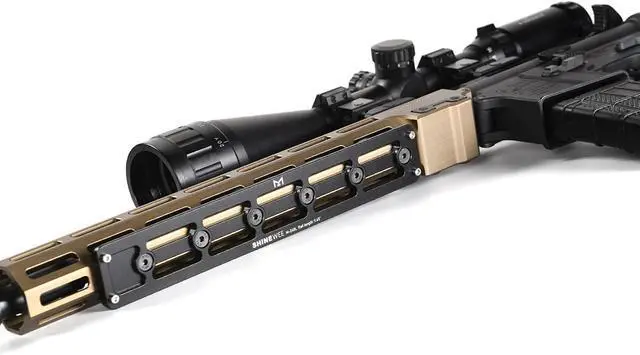 Alt view image 4 of 7 - Arca Dovetail Rail for M-LOK System Quick-Release Tripod Mount Adapter