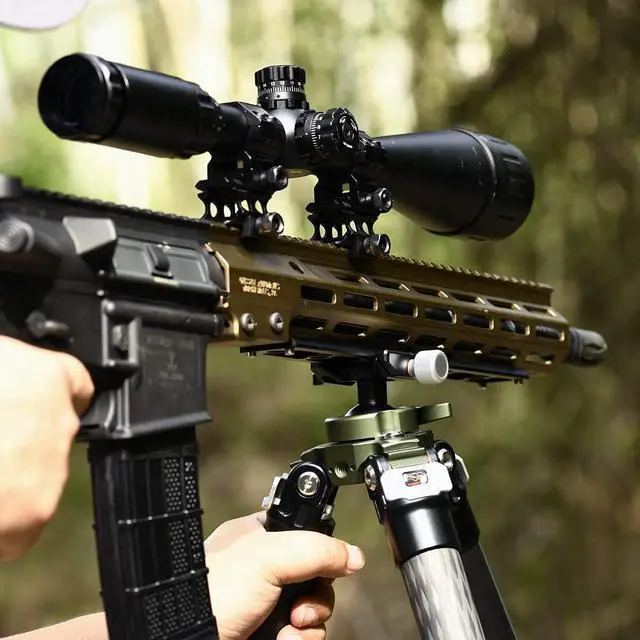 Alt view image 7 of 7 - Arca Dovetail Rail for M-LOK System Quick-Release Tripod Mount Adapter