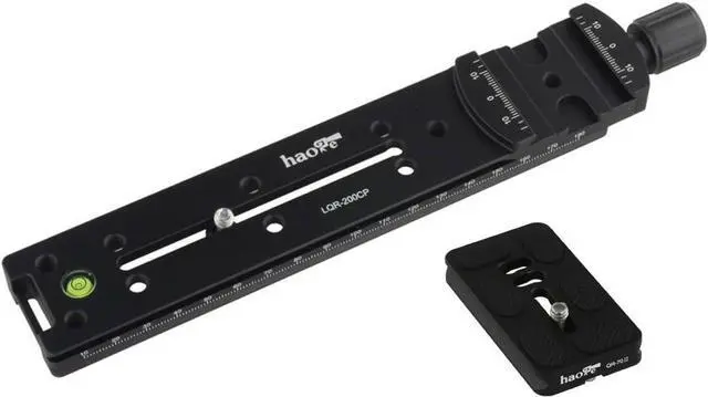 Main image of 200mm Nodal Slide Double Dovetail Focusing Rail Plate with Metal Quick Release Clamp and 70mm Plate for Camera Panoramic Panorama Close Up Macro Shoot fit Arca Swiss RRS Benro Kirk