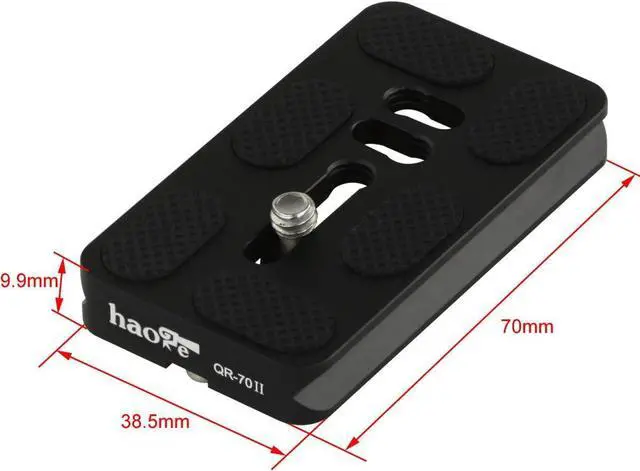Alt view image 5 of 7 - 200mm Nodal Slide Double Dovetail Focusing Rail Plate with Metal Quick Release Clamp and 70mm Plate for Camera Panoramic Panorama Close Up Macro Shoot fit Arca Swiss RRS Benro Kirk