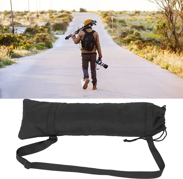 Alt view image 5 of 7 - Gugxiom Tripod Bag for Tripods up to 22", Nylon Tripod Carrying Case Bag with Adjustable Shoulder Strap, for Speaker Stands, Light Stand Tripod Monopod Photography Photo Studio