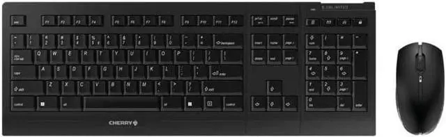 Main image of CHERRY B.Unlimited 3.0 Wireless Keyboard and Mouse Combo. USB Cable Charging Function for Both. Durable QWERTZ Keyboard, Rechargeable Batteries, Abrasion-Resistant Key Labeling