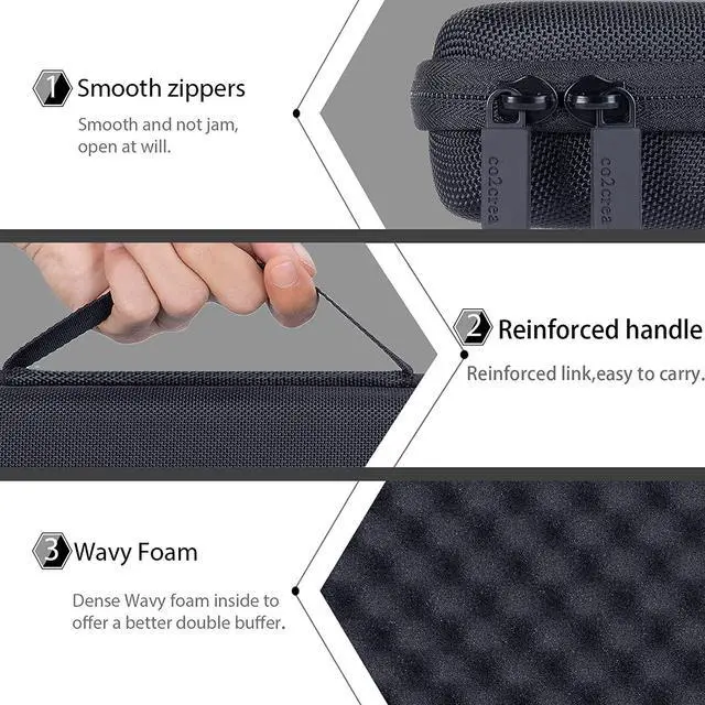 Alt view image 3 of 6 - co2CREA Hard Case Replacement for Logitech MX Keys Mini Advanced Wireless Illuminated Keyboard