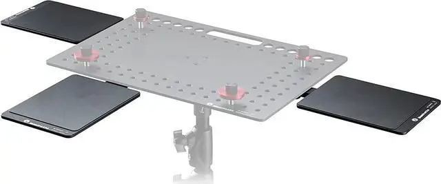 Alt view image 5 of 7 - Manfrotto TetherGear Mouse Deck, PC Holder Accessory, External Mouse Pad for Lightweight Aluminium Laptop Holder, Left-Hand Or Right-Hand Configuration, 32 cm x 15 cm, MLTSA2001B