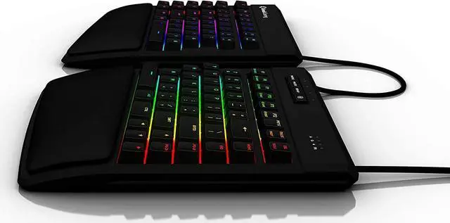 Alt view image 6 of 7 - KINESIS GAMING Freestyle Edge RGB Split Mechanical Keyboard (MX Blue)