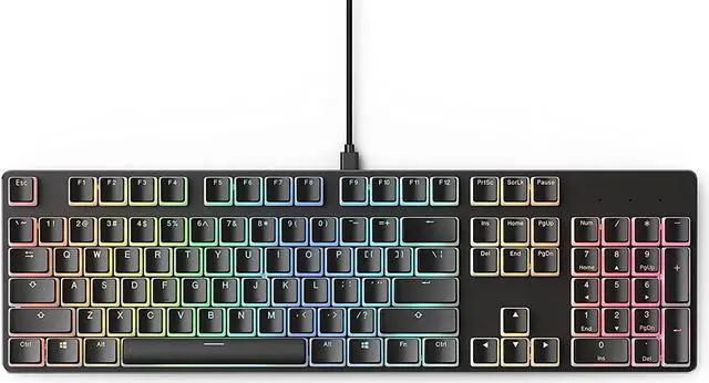 Alt view image 6 of 7 - Glorious Aura V2 (Black) - PBT Pudding Keycaps for Mechanical Keyboards - ANSI (US), ISO Compatible - Supports Full Size, TKL, 75%, 60% Layouts