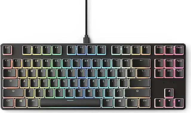 Alt view image 7 of 7 - Glorious Aura V2 (Black) - PBT Pudding Keycaps for Mechanical Keyboards - ANSI (US), ISO Compatible - Supports Full Size, TKL, 75%, 60% Layouts