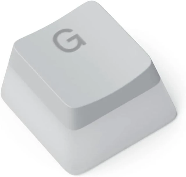 Alt view image 2 of 7 - Glorious Gaming 145x Aura Keycaps V2 - PBT Pudding Keycaps, RGB Friendly with Transparent Fonts & Sides, PBT Material for Durability & Deep Acoustics, Fits Any MX-Style Stem, US/UK Layout - White