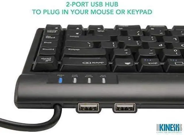Alt view image 6 of 7 - Kinesis USB Freestyle2 Keyboard for Mac (20" Extended Separation)