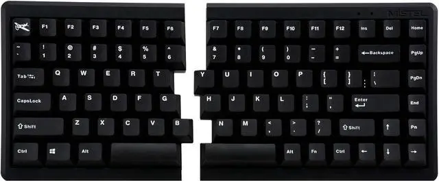 Alt view image 6 of 7 - Mistel Doubleshot PBT Keycaps for Mechanical Keyboard with Cherry MX Switches and Clones, OEM Profile 108 Keys Plus Extra 11 Keys Set, PBT Keycaps with 6.25U Space Bar for PC Gaming Keyboard, Black