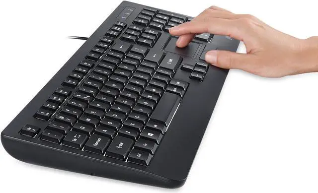 Alt view image 4 of 6 - Perixx Periboard-313 Wired USB Backlit Keyboard with Touchpad, Full Size Layout, 3 Level LED Backlit Design, Black, US English Layout (11445)