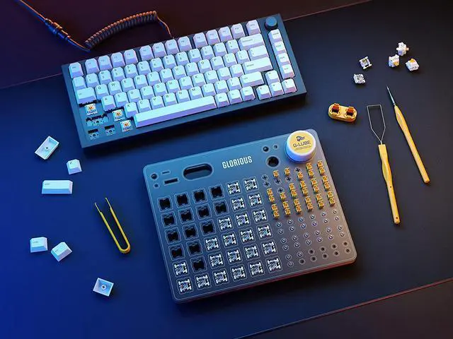 Alt view image 3 of 4 - Glorious Lube Station - Mechanical Keyboard Lubing Organizer (GLO-ACC-LUBE-STAT)