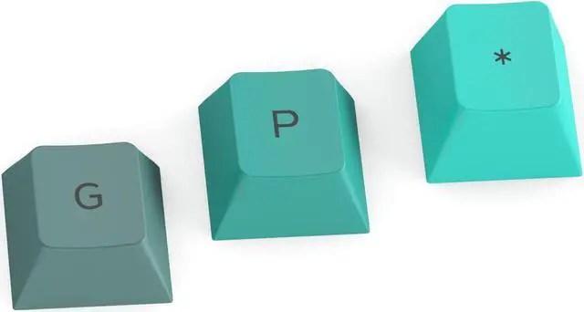 Alt view image 2 of 6 - Glorious GPBT Dye Sublimated Keycaps (Rain Forest) -Thick PBT Plastic 114 Keycap Set for 100% Full Size, 85% 80% TKL, 60% Compact, 75% Mechanical Keyboards