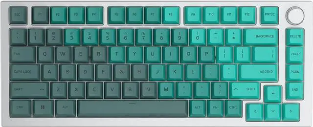 Alt view image 4 of 6 - Glorious GPBT Dye Sublimated Keycaps (Rain Forest) -Thick PBT Plastic 114 Keycap Set for 100% Full Size, 85% 80% TKL, 60% Compact, 75% Mechanical Keyboards