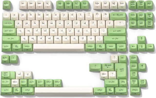 The Lord of the Rings MT3 Elvish Keyboard Keycap Set Gaming Green Latin 2024 122pc