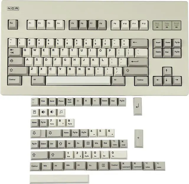 Main image of 143 Shenpo Keycaps Cherry Profile Dye Sub Thick PBT Mac Keycap Set for ANSI 104 TKL GK61 96 75 GMMK NCR80 Mx Keyboard