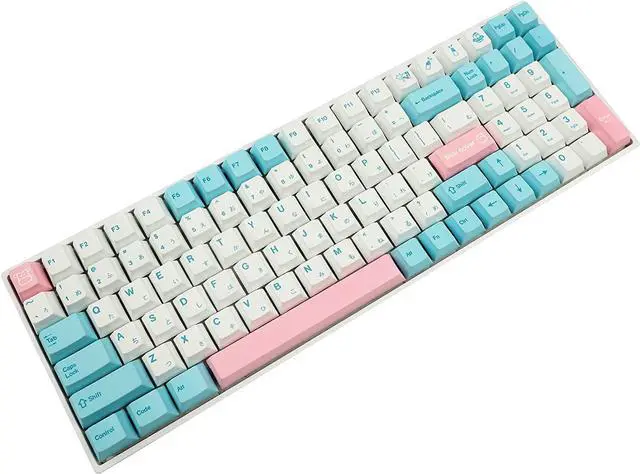 Alt view image 5 of 7 - 140 Key Milk Cover Cherry Profile PBT Dye Sub Keycaps for MX Mechanical Keyboard GMMK Filco 104 TKL GK61 KBD75 96 GK64 68 (140 Key Milk Cover)