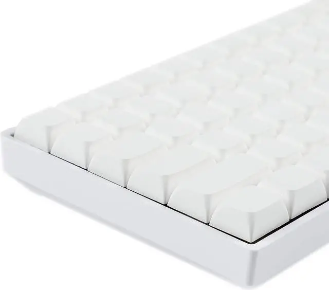 Alt view image 3 of 6 - YMDK 124 Key White Blank ZDA XDA V2 Keycaps PBT Keycap for MX Keyboard 104 87 61 Melody 96 KBD75 ID80 GK64 SP84