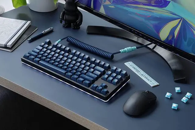 Alt view image 5 of 7 - DROP MT3 Dusk Keycap Set, ABS Hi-Profile, Doubleshot Legends, Cherry MX Style Compatible with 60%, 65%, 75%, TKL, WKL, 96-Key Keyboards and More (Base Kit)