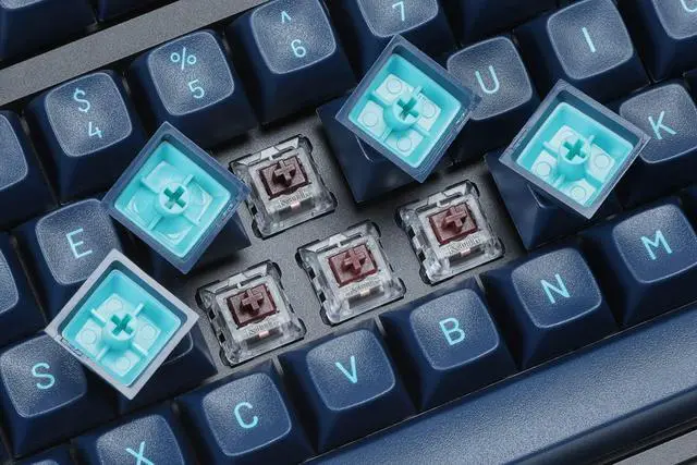 Alt view image 7 of 7 - DROP MT3 Dusk Keycap Set, ABS Hi-Profile, Doubleshot Legends, Cherry MX Style Compatible with 60%, 65%, 75%, TKL, WKL, 96-Key Keyboards and More (Base Kit)