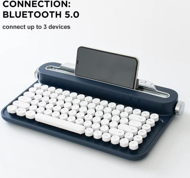 YUNZII ACTTO B303 Sweet Mint Retro Wireless Bluetooth Typewriter