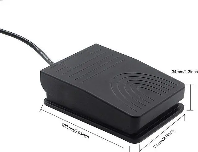 Alt view image 4 of 7 - [Upgraded] iKKEGOL USB Foot Pedal Switch Video Game PC Hands Free Footswitch One Key Control Program Computer Mouse Keyboard HID with 2M Cable