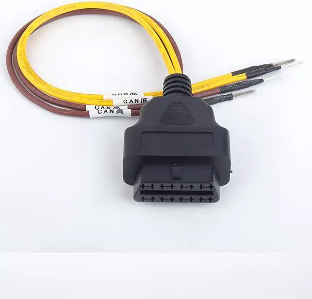 Alt view image 2 of 4 - iKKEGOL 1ft Feet 30cm/12 16 Pin J1962 OBD2 OBD-II Female Connector to Open Plug Wire