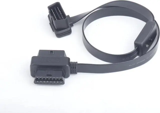 Alt view image 2 of 2 - iKKEGOL 60cm 2ft OBD II OBD2 16 Pin Car Diagnostic Splitter Cord Female to Male/Female Extension Cable Adapter with Power Switch