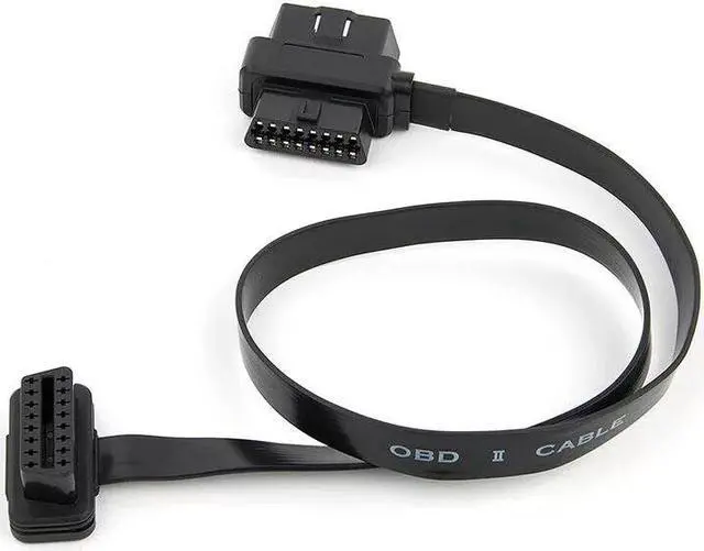 Alt view image 5 of 5 - iKKEGOL 30cm 16 Pin OBD II OBD2 Splitter Cable Car Diagnostic Female to 1x Male and 1 x Female Extension Cord Adapter